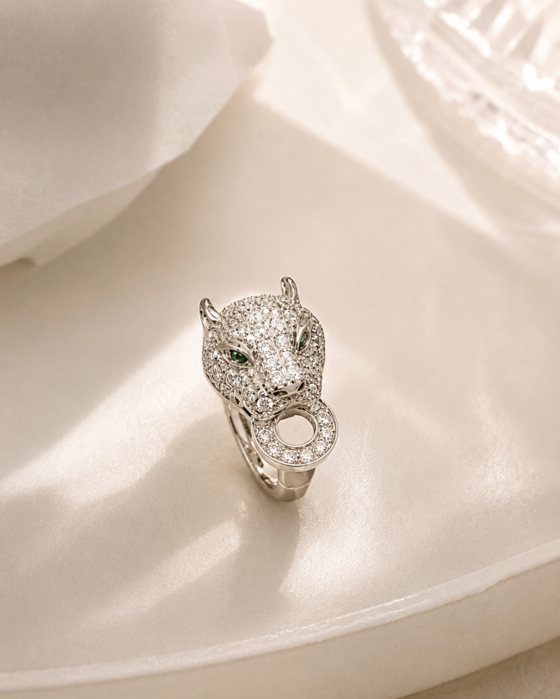 Luna Panther Ring