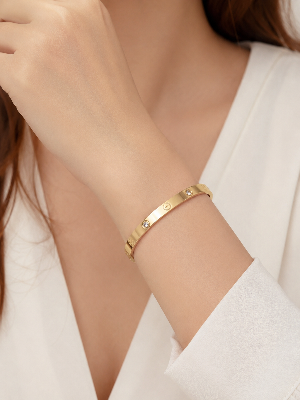 Zircon Studded Handcuff